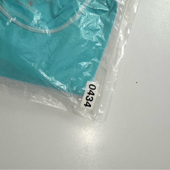 Athleta women’s Sz S Blue Swim long-sleeve top/rash guard nylon / spandex blend - Picture 11 of 11